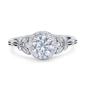 Cubic Zirconia Engagement Ring